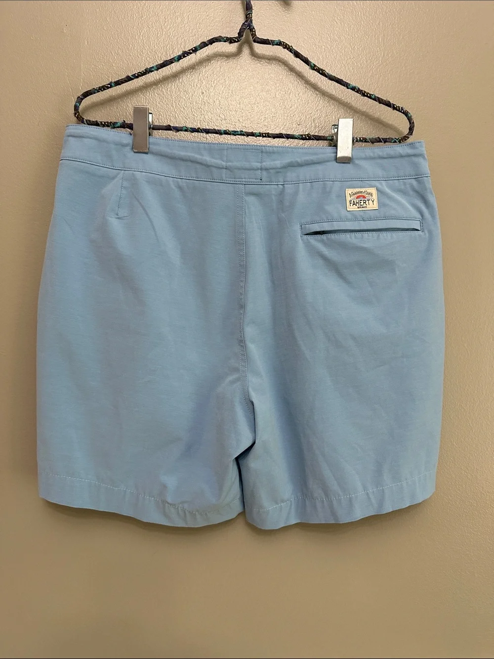 Mens Faherty All Day blue shorts Sz 33